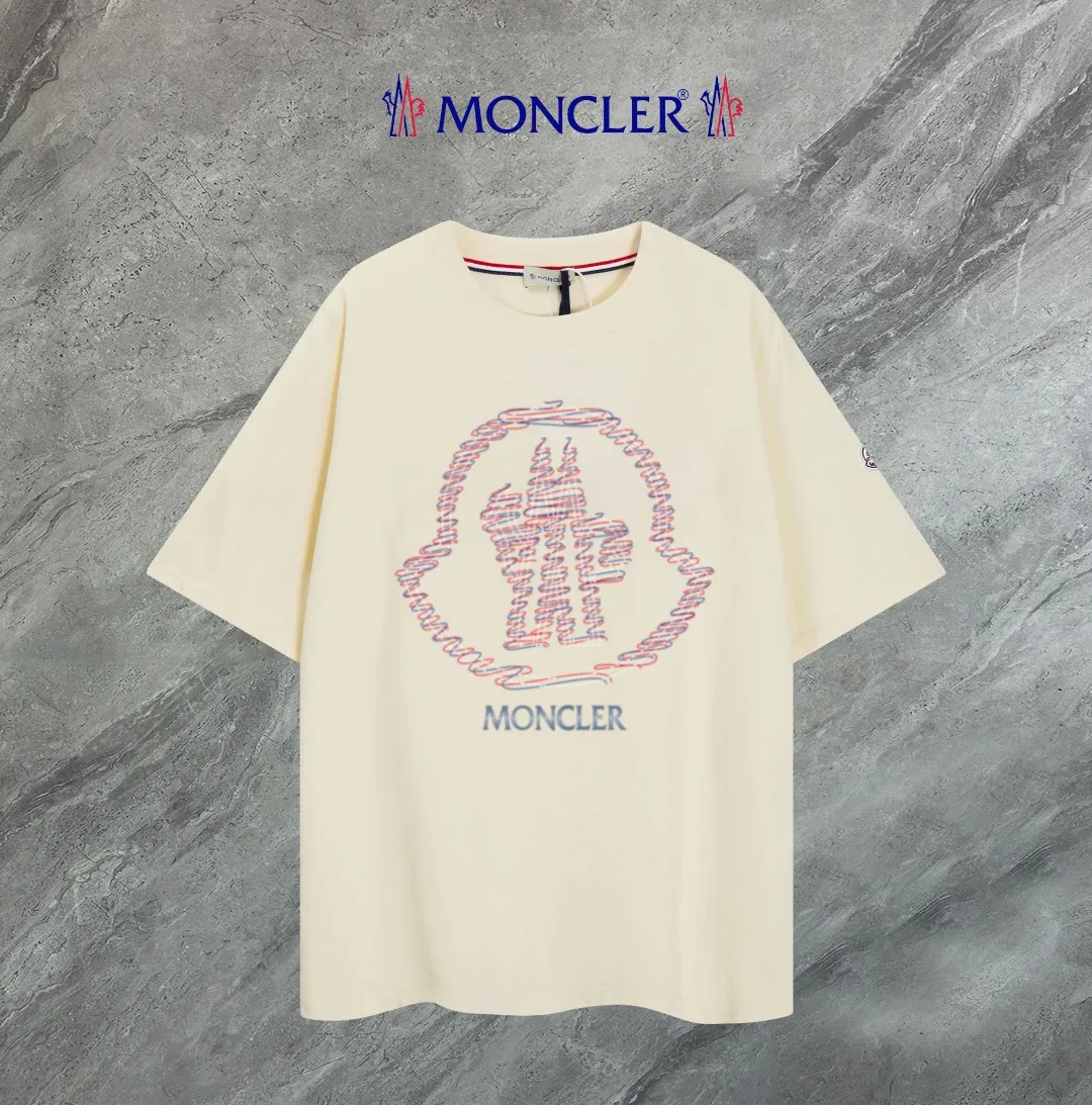 《Moncler~ 》2025New Arrival Quality T , Versatile Quality ！ ‼ 32 250G ‼ ， ， ， ， T 🤪 Sizes：S-M-L-XL-2XL ：Black，White， Same Style